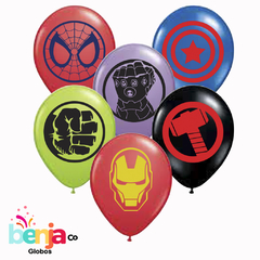 GLOBOS ESTAMPADOS VENGADORES NUEVO