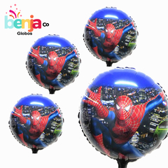 GLOBO HOMBRE ARAÑA NEGRO 45CM - comprar online