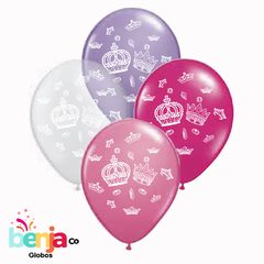 GLOBOS ESTAMPADOS CORONA