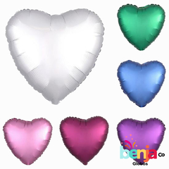 GLOBO CORAZON SATIN 18" (45CM) - comprar online