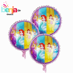 GLOBO PRINCESAS NUEVAS 45CM