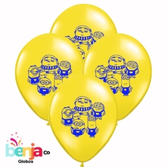 GLOBOS ESTAMPADOS MINIONS