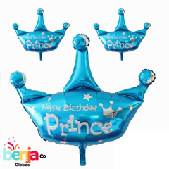 Globo corona PRINCESS CELESTE 41*35 cm