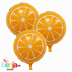 GLOBO FRUTA NARANJA 45CM