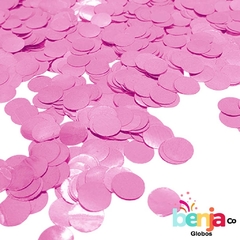 BOLSA CONFETTI REDONDOS ROSA 20GRS