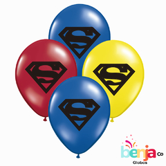 GLOBOS ESTAMPADOS SUPERMAN