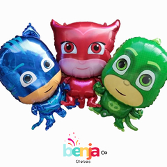 GLOBO HEROES EN PIJAMA 70CM x3