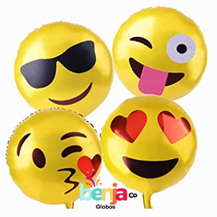 GLOBO EMOJIS 45CM - comprar online