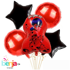 SET DE GLOBOS LADY BUD X5 PIEZAS