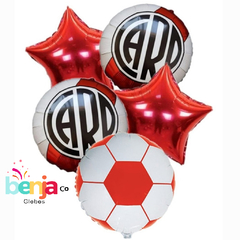 SET DE GLOBOS RIVER X5 PIEZAS