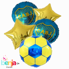 SET DE GLOBOS BOCA X5 PIEZAS