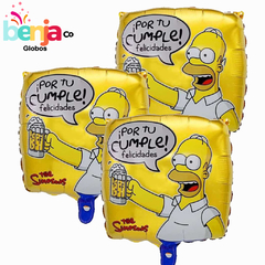 GLOBO HOMERO FELIZ CUMPLE 45CM