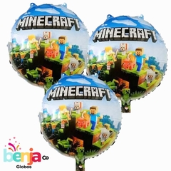 GLOBO MINECRAFT NUEVO 45CM