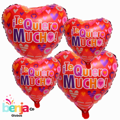 GLOBO TE QUIERO MUCHO 45CM