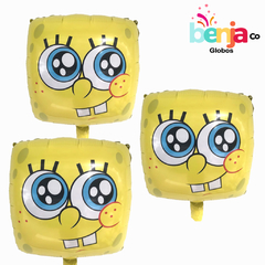 GLOBO BOB ESPONJA 2 DIENTES 45CM