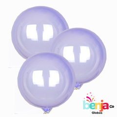 GLOBO BURBUJA PVC lila 18"