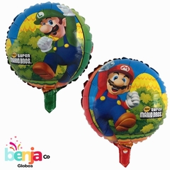 GLOBO MARIO/LUIGI 45CM