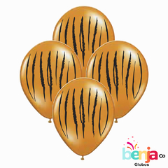 GLOBOS ESTAMPADOS TIGRE