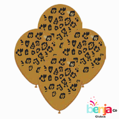 GLOBOS ESTAMPADOS LEOPARDO