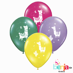 GLOBOS ESTAMPADOS LLAMAS