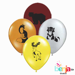 GLOBOS ESTAMPADOS BOSQUE