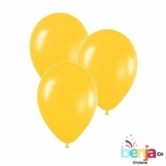 GLOBO 10" PERLADO AMARILLO X50U