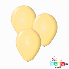 GLOBO AMARILLO PASTEL STANDARD 11" X 50U