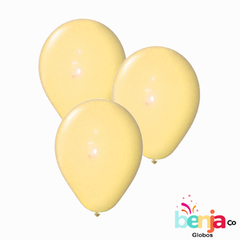 GLOBO 10" STANDARD AMARILLO PASTEL X50U