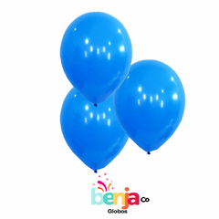 GLOBO 9" AZUL FRANCIA GLOBOX X25U