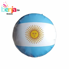 GLOBO BANDERA ARGENTINA 45CM