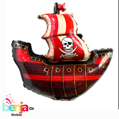 GLOBO BARCO PIRATA 32"