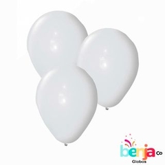 GLOBO 12" PERLADO BLANCO GLOBOX X50U