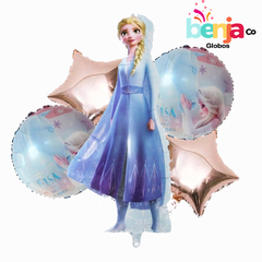 SET DE 5 GLOBOS ELSA