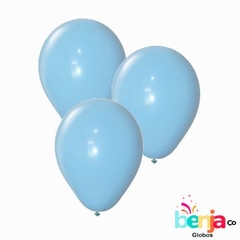 GLOBO CELESTE PASTEL STANDARD 11" X50