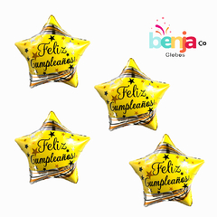 Globo Estrella FC 18" (45cm) - Amarillo -