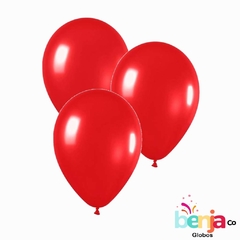 GLOBO 12" PERLADO ROJO PARTY TIME X25U