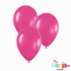 GLOBO 9" STANDARD ROSA PARTY TIME X50U