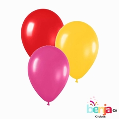 GLOBO 12" PERLADO SURTIDO PARTY TIME X25U - comprar online