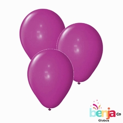 GLOBO 9" VIOLETA GLOBOX X25U