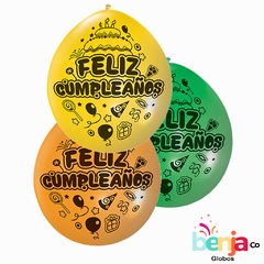 PIÑATA GLOBOS Y FELIZ CUMPLE