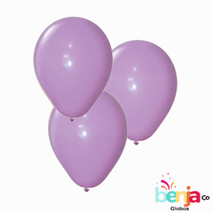 GLOBOS LILA PASTEL STANDARD 11" X50U