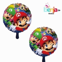 GLOBO MARIO / LUIGI PELICULA 45CM