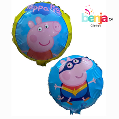 GLOBO PEPPA DOBLE 9"