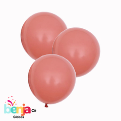 GLOBO 10" STANDARD ROSA MADERA X50U