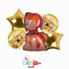 SET DE GLOBOS ZUMA X5 PIEZAS