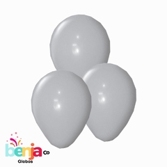 GLOBOS GRIS PERLA STANDARD 11" X50U