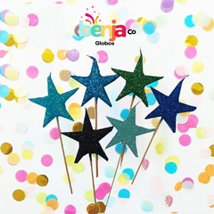 VELA ESTRELLA COLORES FRIOS X6 - SURTIDO