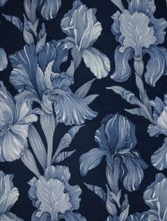 Tecido Floral Fantasy Deep Blue Artigo: 22363