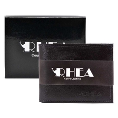 Kit 10 Carteiras Masculina Pequena Couro Legitimo Rhea Ref 0500 - loja online