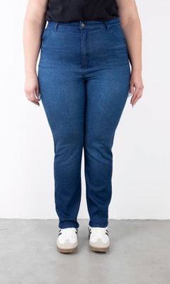 JEANS CURVY COSTURA AZUL - comprar online